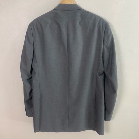 Michael Kors Size 40L Men's Sport Coat Blazer Jacket Gray Career Business - Picture 9 of 11